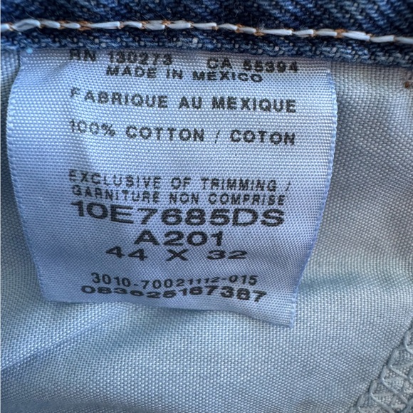 Rustler by Wrangler Carpenter Jeans 44x32 Dark Wash NWT - Picture 8 of 8